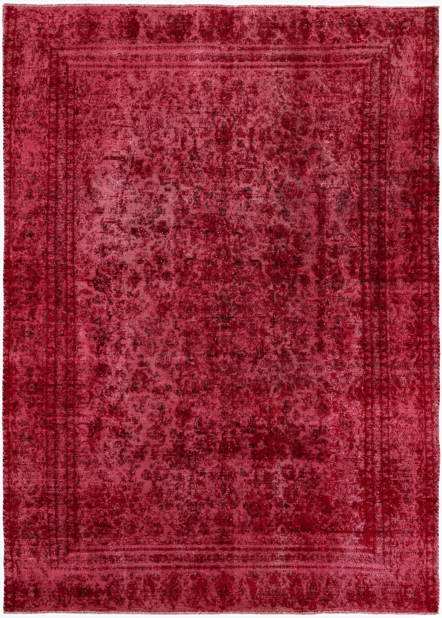 8' 8 x 12' 1  Hand Knotted Ultra Vintage Persian Wool Rug