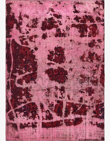 7' 2 x 10' 4 Hand Knotted Ultra Vintage Persian Wool Rug