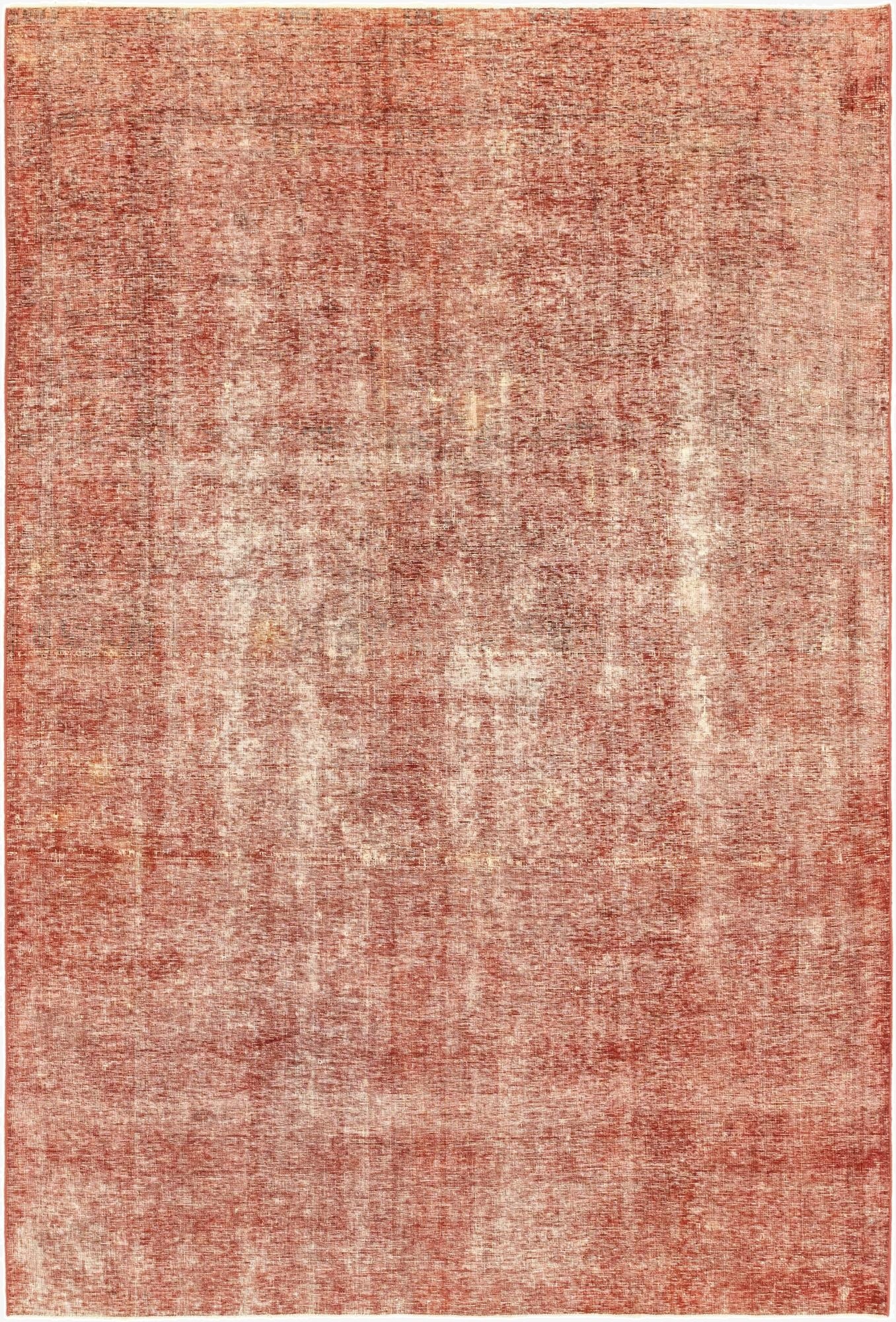 6' 4 x 9' 5  Hand Knotted Ultra Vintage Persian Wool Rug