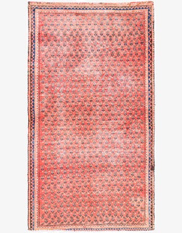 3' 4 x 6' Hand Knotted Ultra Vintage Persian Wool Rug