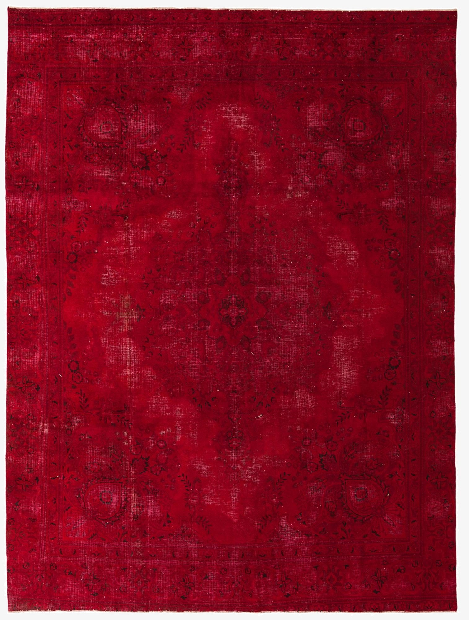 9' 1 x 12'  Hand Knotted Ultra Vintage Persian Wool Rug