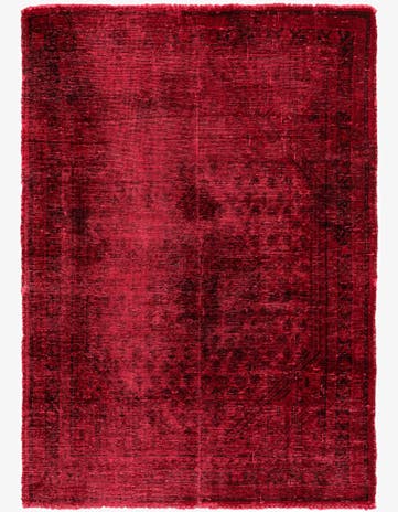 3' 7 x 5' Hand Knotted Ultra Vintage Persian Wool Rug