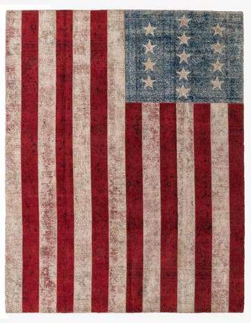 8' x 10' 1 Hand Knotted Ultra Vintage Persian Wool Rug