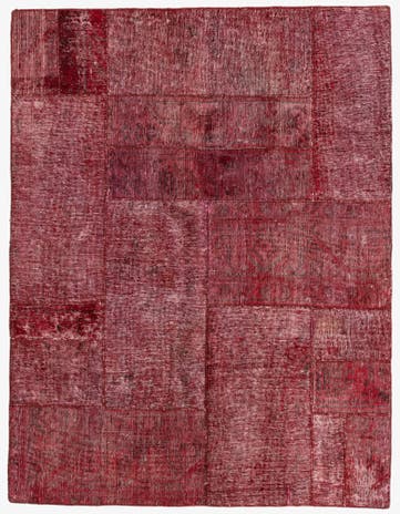 4' 9 x 6' 3 Hand Knotted Ultra Vintage Persian Wool Rug