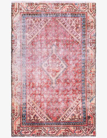 3' 1 x 5' Hand Knotted Ultra Vintage Persian Wool Rug