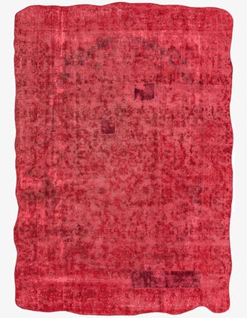 7' 7 x 10' 9 Hand Knotted Ultra Vintage Persian Wool Rug