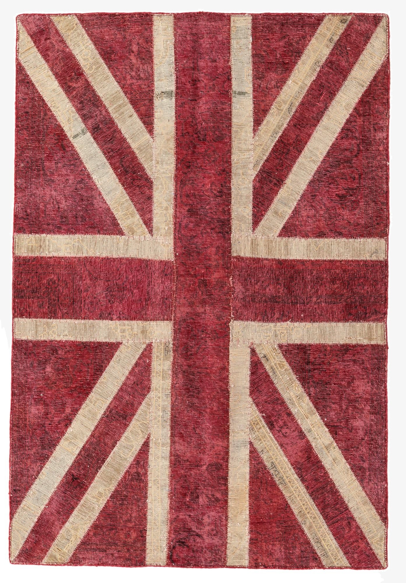 4' x 5' 10  Hand Knotted Ultra Vintage Persian Wool Rug