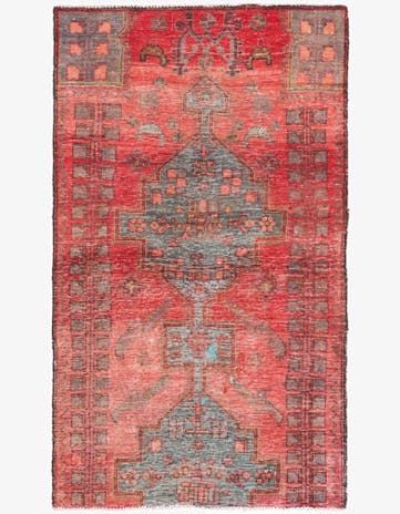 3' 1 x 5' 3 Hand Knotted Ultra Vintage Persian Wool Rug