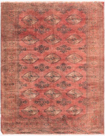 3' 3 x 4' 3 Hand Knotted Ultra Vintage Persian Wool Rug