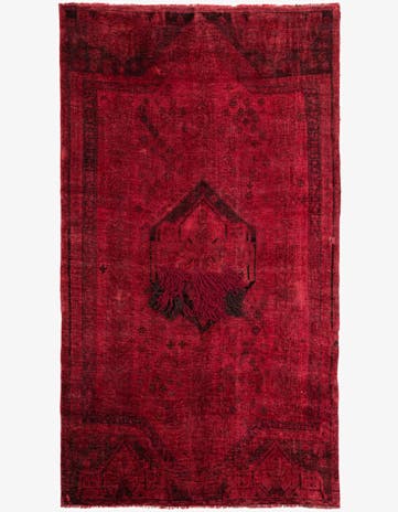 4' 7 x 8' 2 Hand Knotted Ultra Vintage Persian Wool Rug