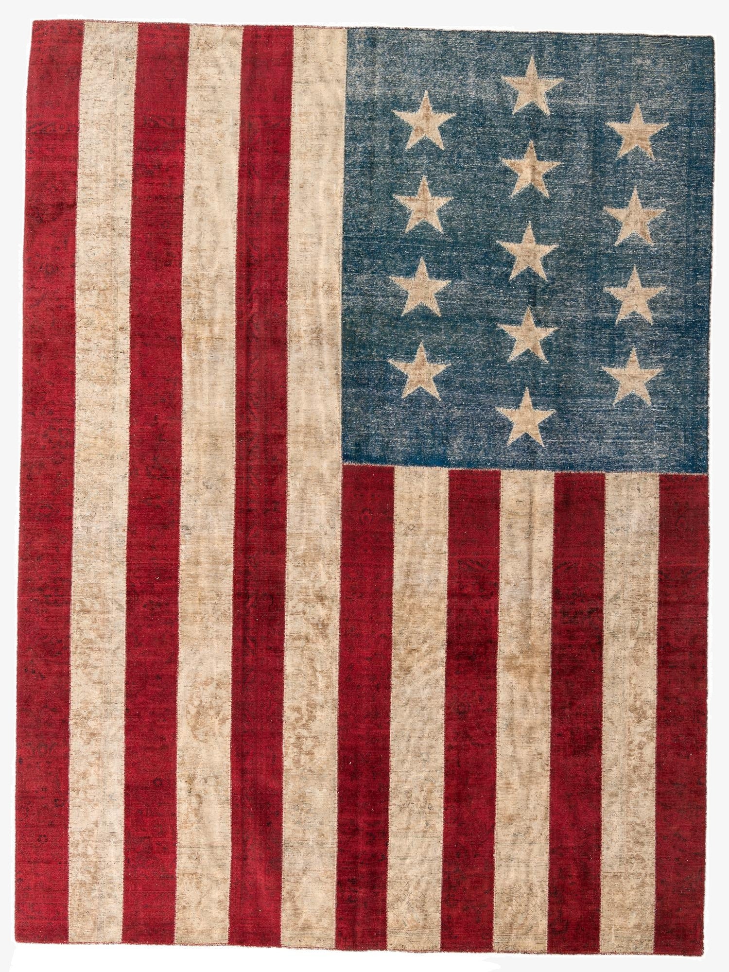 9' x 12'  Hand Knotted Ultra Vintage Persian Wool Rug