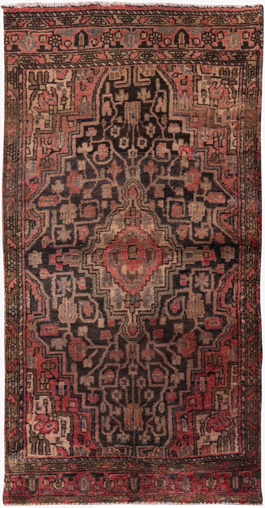 2' 9 x 5' 4  Hand Knotted Ultra Vintage Persian Wool Rug