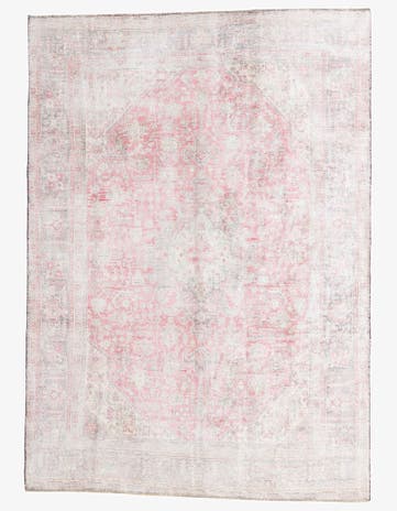 8' x 11' 1 Hand Knotted Ultra Vintage Persian Wool Rug