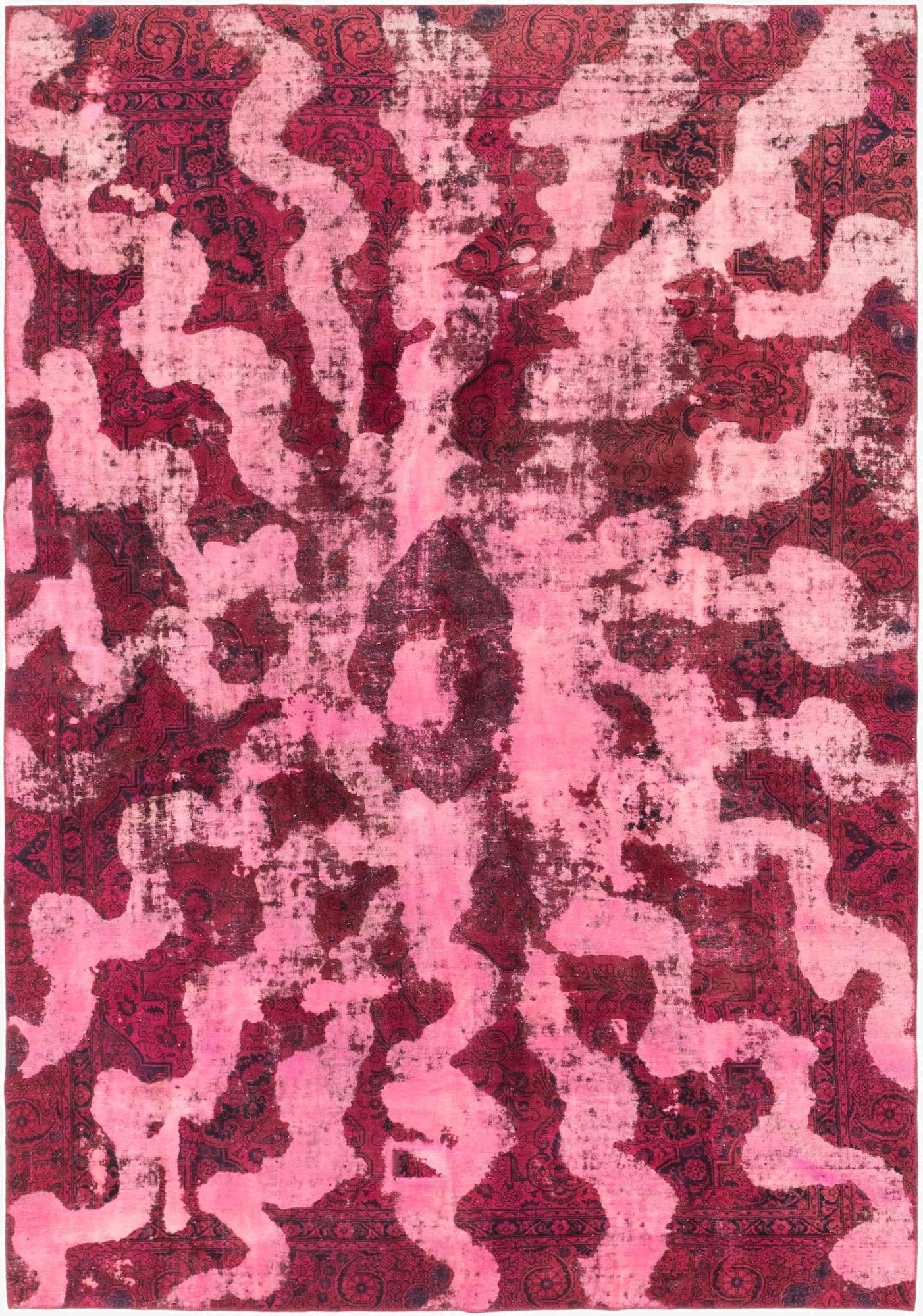 8' 3 x 12' 2  Hand Knotted Ultra Vintage Persian Wool Rug