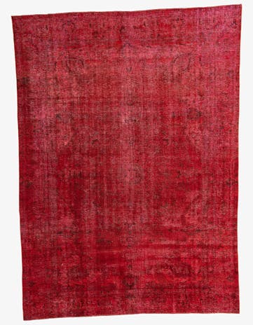 9' 1 x 12' 4 Hand Knotted Ultra Vintage Persian Wool Rug