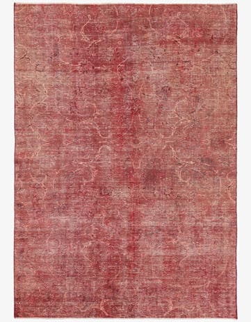 5' 10 x 8' 4 Hand Knotted Ultra Vintage Persian Wool Rug