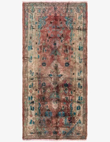2' 9 x 5' 3 Hand Knotted Ultra Vintage Persian Wool Rug