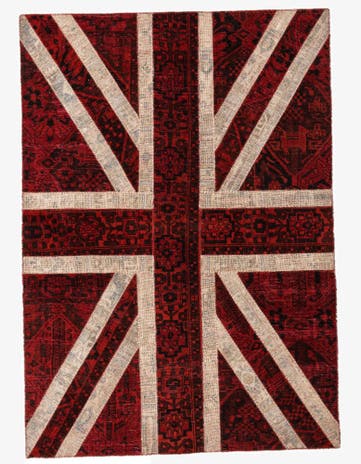 5' 6 x 8' 10 Hand Knotted Ultra Vintage Persian Wool Rug