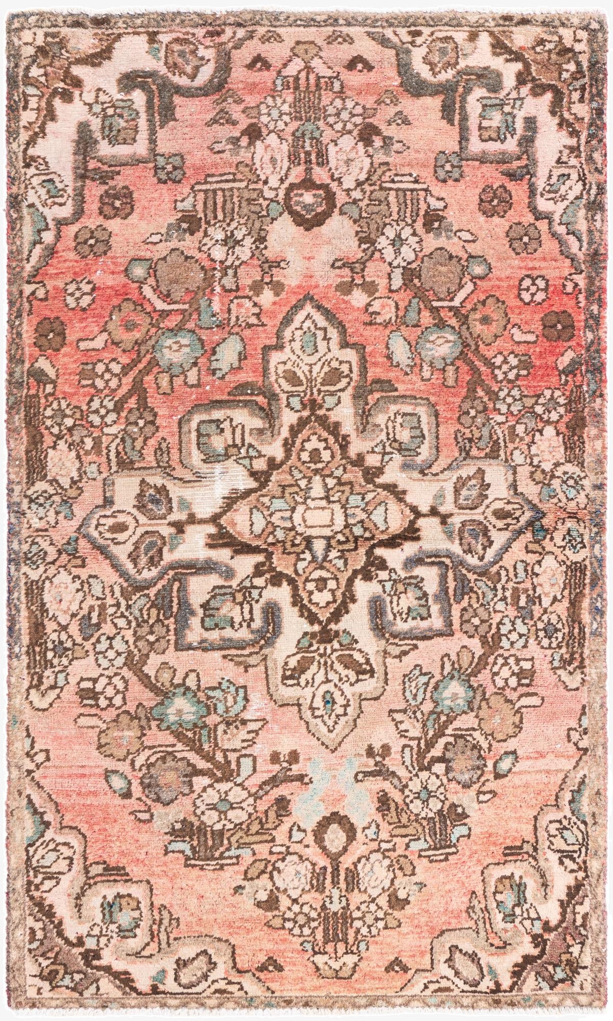 Primary image 3' 1 x 5' 5  Hand Knotted Ultra Vintage Persian Wool Rug