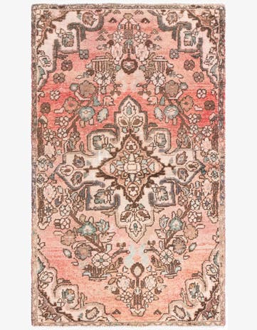 3' 1 x 5' 5 Hand Knotted Ultra Vintage Persian Wool Rug