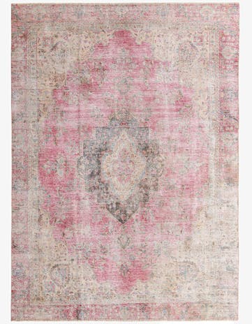 8' 6 x 12' Hand Knotted Ultra Vintage Persian Wool Rug