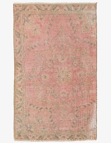 2' 9 x 4' 8 Hand Knotted Ultra Vintage Persian Wool Rug