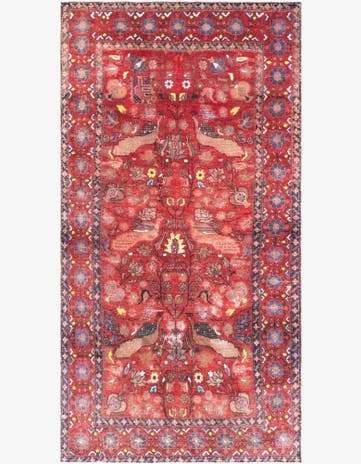 3' 6 x 6' 5 Hand Knotted Ultra Vintage Persian Wool Rug