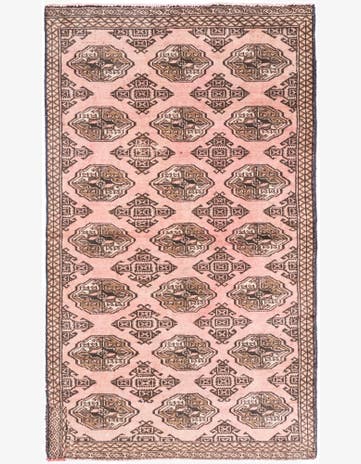 3' 3 x 5' 7 Hand Knotted Ultra Vintage Persian Wool Rug