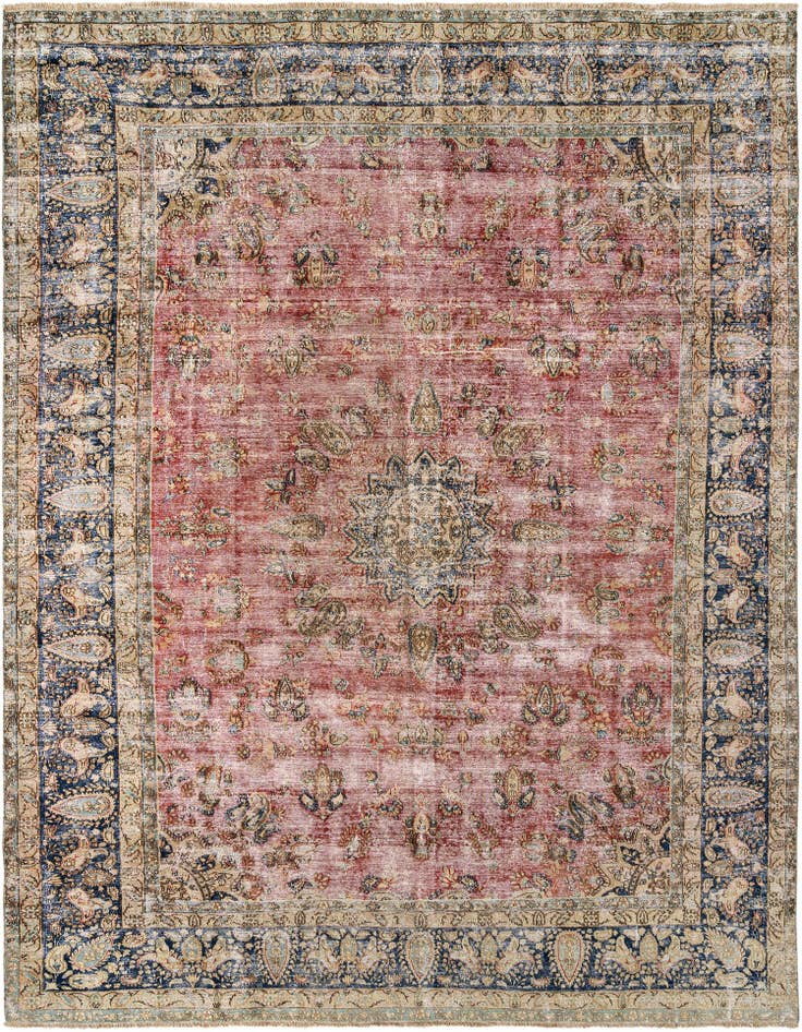 Detail image of 8' 11 x 12' 6 Vintage Royal Wool Rug