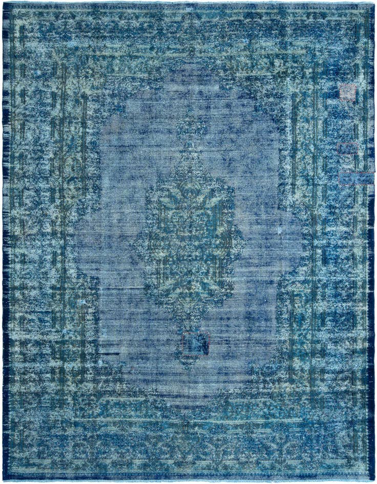 Detail image of 9' 1 x 12' 1 Vintage Royal Wool Rug