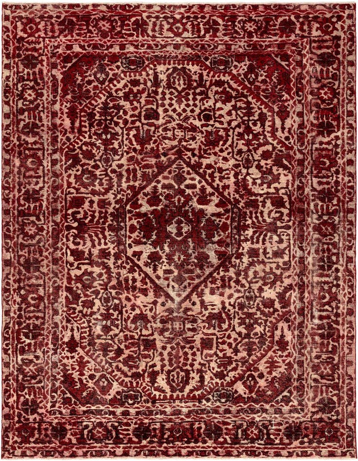 Detail image of 6' 4 x 9' 8 Vintage Royal Wool Rug
