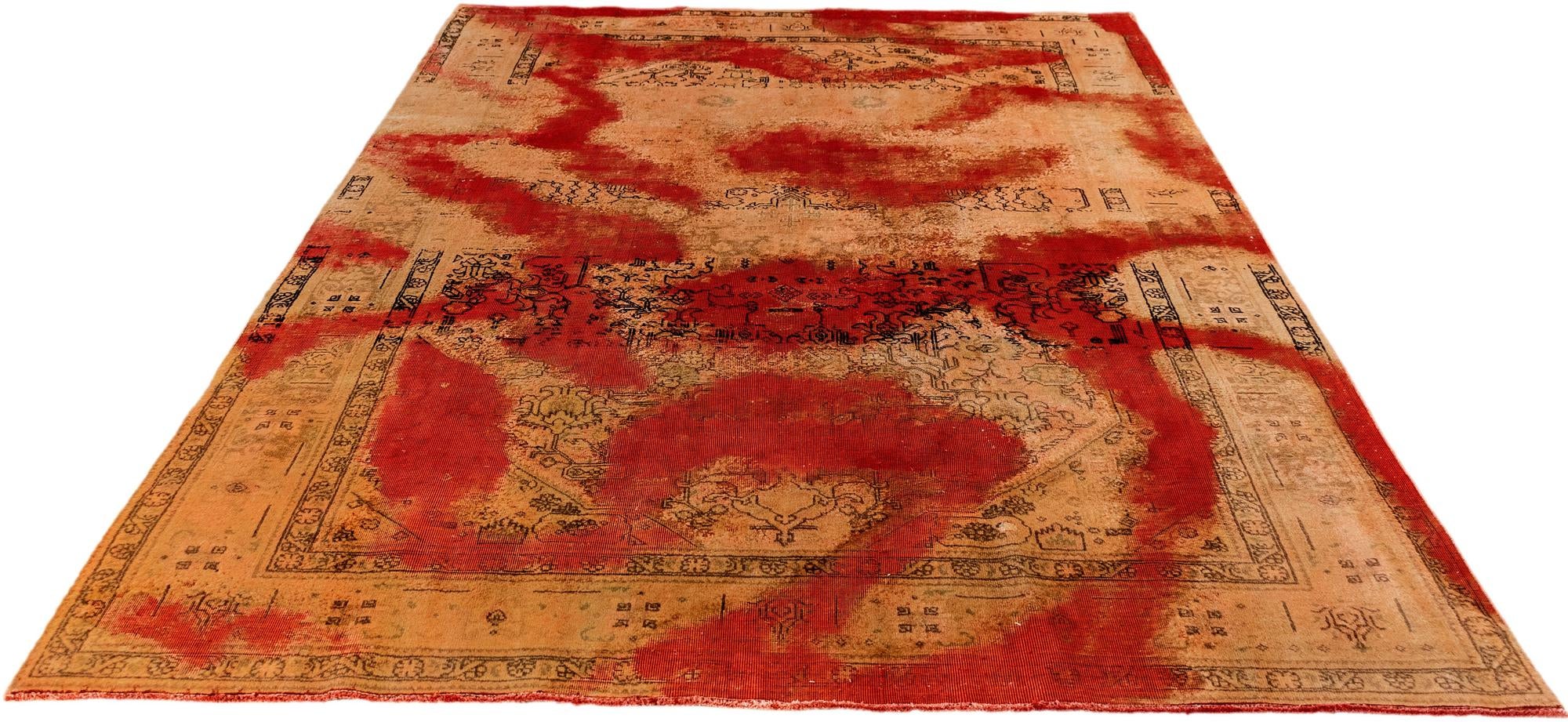 6' 4 x 9' 8 Vintage Royal Wool Rug