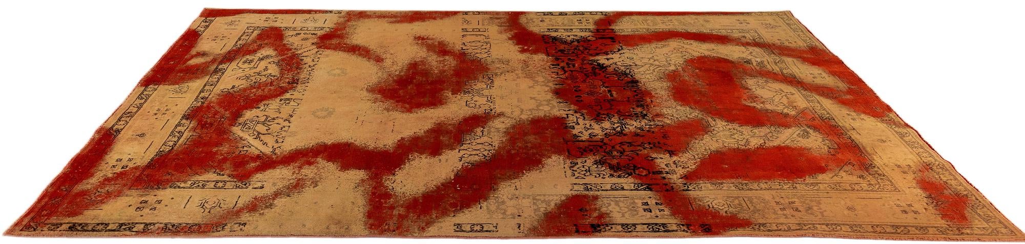 6' 4 x 9' 8 Vintage Royal Wool Rug