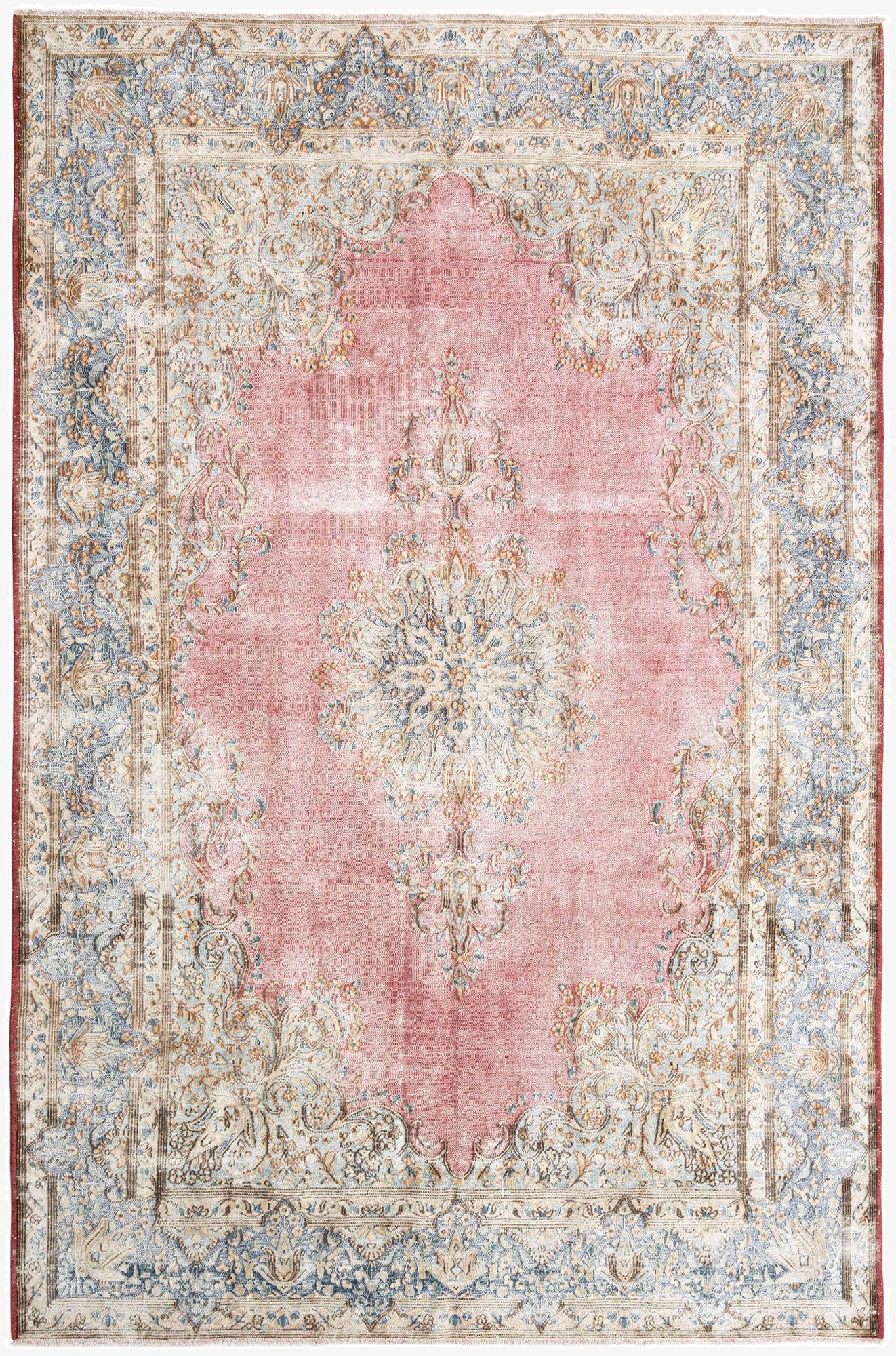 6' 8 x 10' Vintage Royal Wool Rug