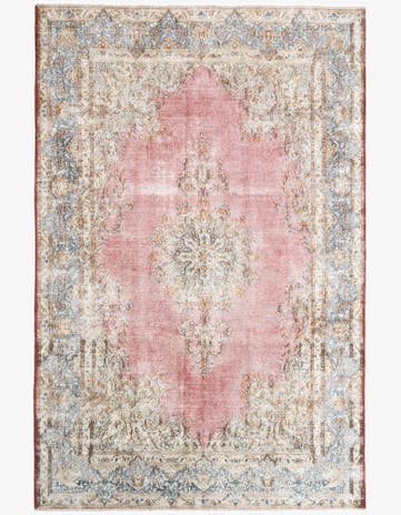 6' 8 x 10' Vintage Royal Wool Rug