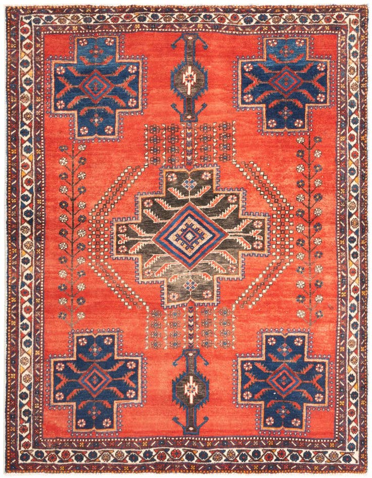 Detail image of 5' 3 x 7' Vintage Rug