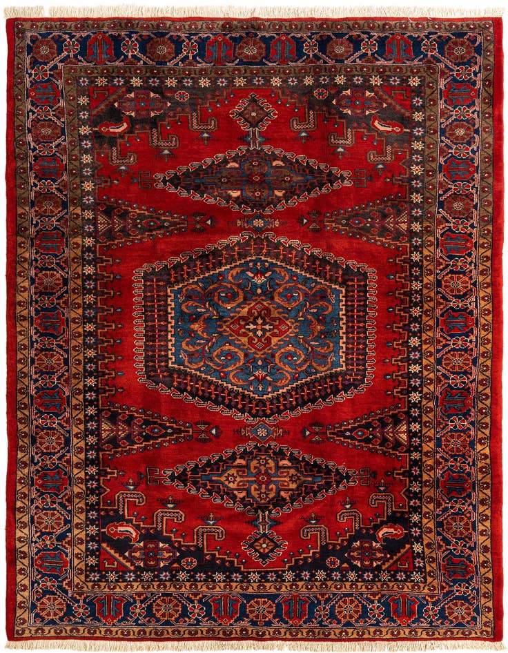 Detail image of 7' 7 x 10' 8 Viss Wool Rug