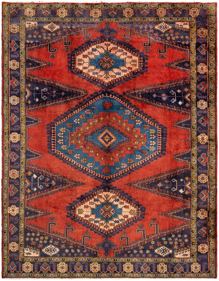 Detail image of 7' 1 x 9' 11 Viss Wool Rug