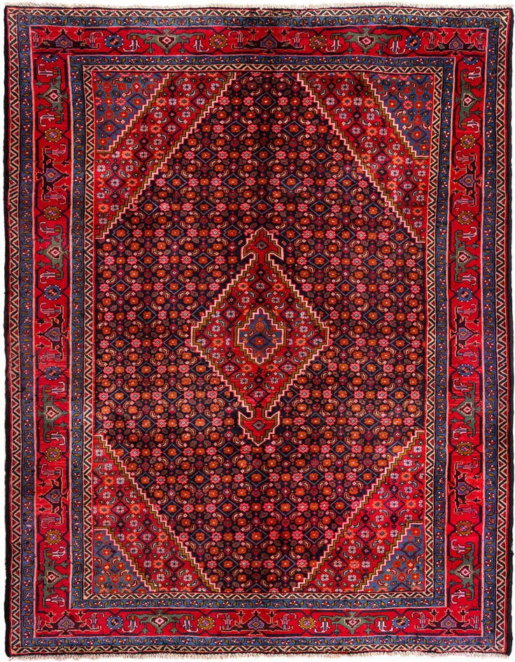 Detail image of 6' 3 x 9' 2 Viss Wool Rug