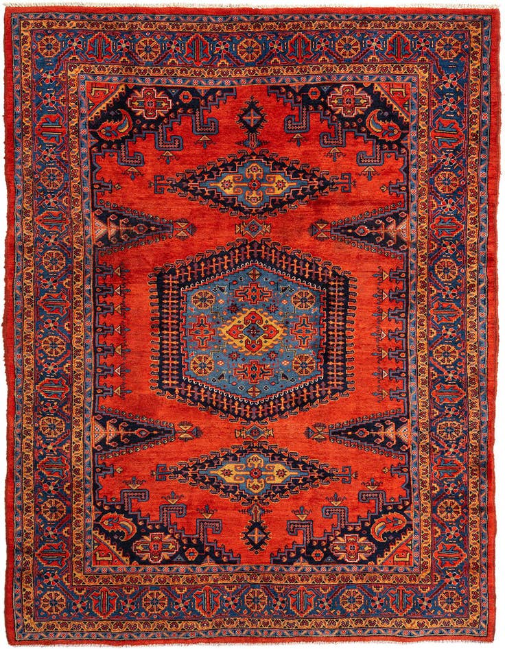 Detail image of 7' x 11' Viss Wool Rug