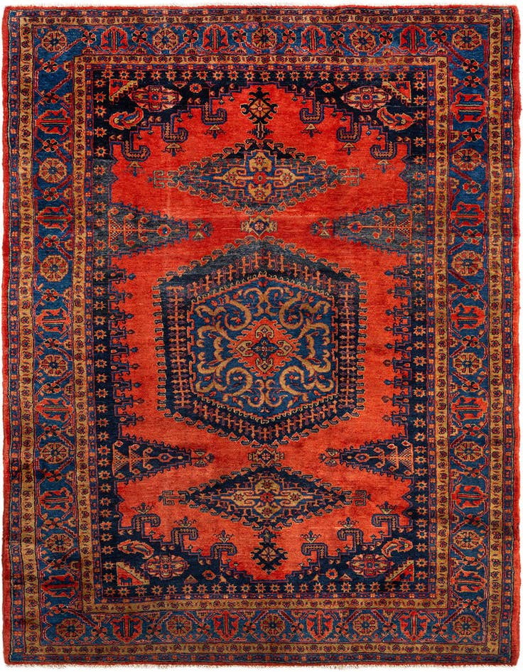 Detail image of 7' 1 x 11' 6 Viss Wool Rug