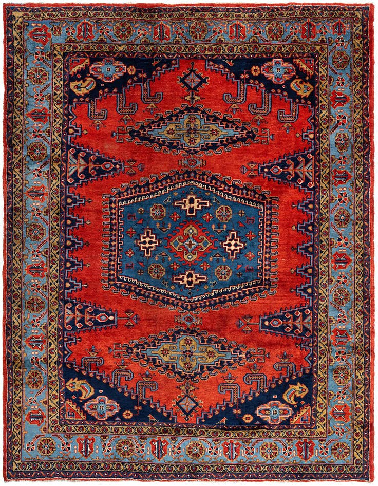 Detail image of 8' 1 x 11' 1 Viss Wool Rug