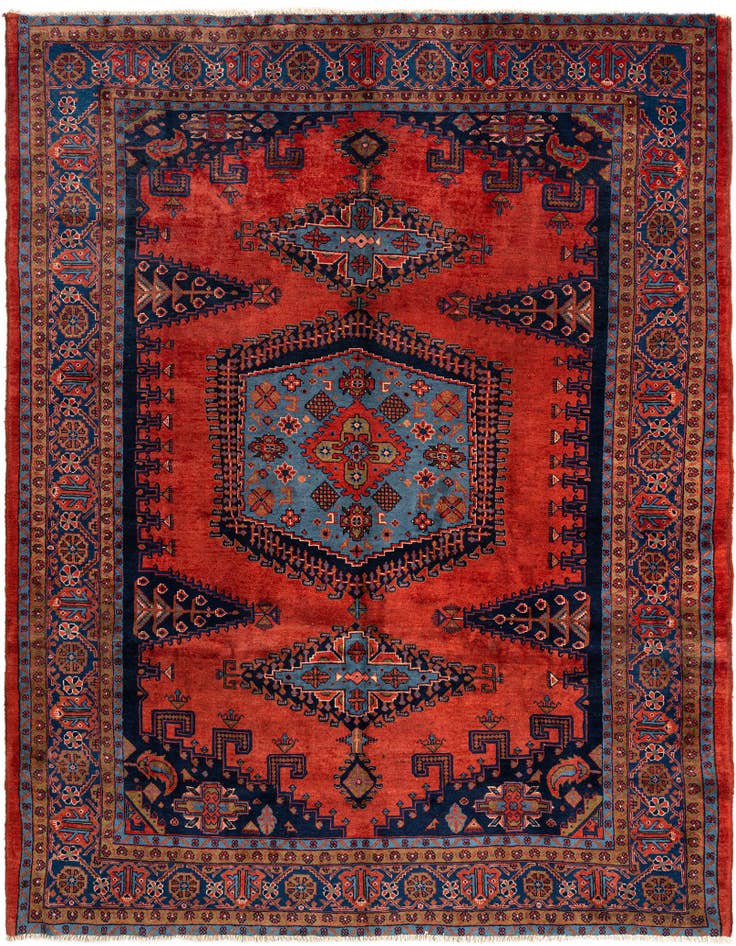 Detail image of 8' 11 x 10' 11 Viss Wool Rug