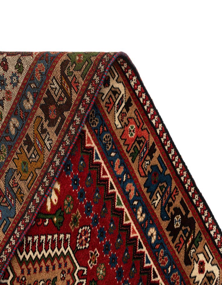 Detail image of 3' 5 x 5' Yalameh Rug