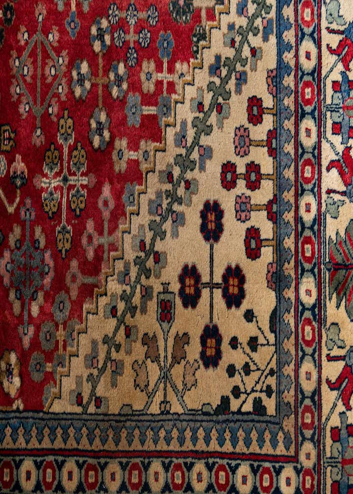 9' 9 x 13' 7 Hand Knotted Yalameh Wool Rug