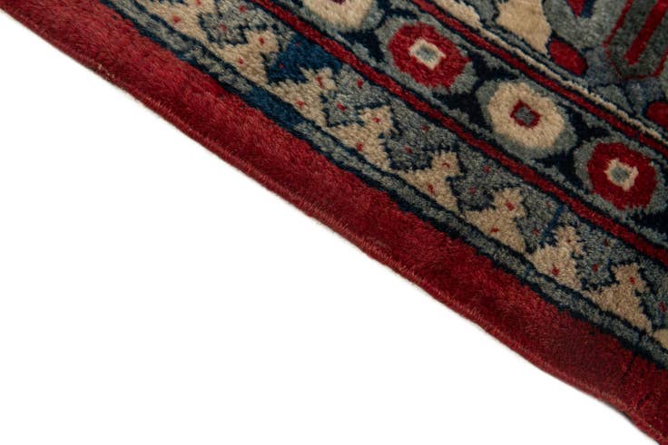 Detail image of 9' 9 x 13' 7 Hand Knotted Yalameh Wool Rug