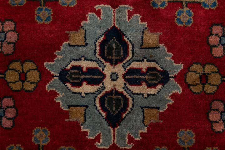 9' 9 x 13' 7 Hand Knotted Yalameh Wool Rug
