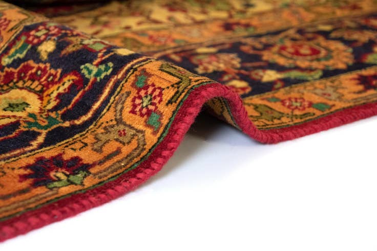 Detail image of 6' 6 x 10' 1 Hand Knotted Yazd Persian Wool Rug