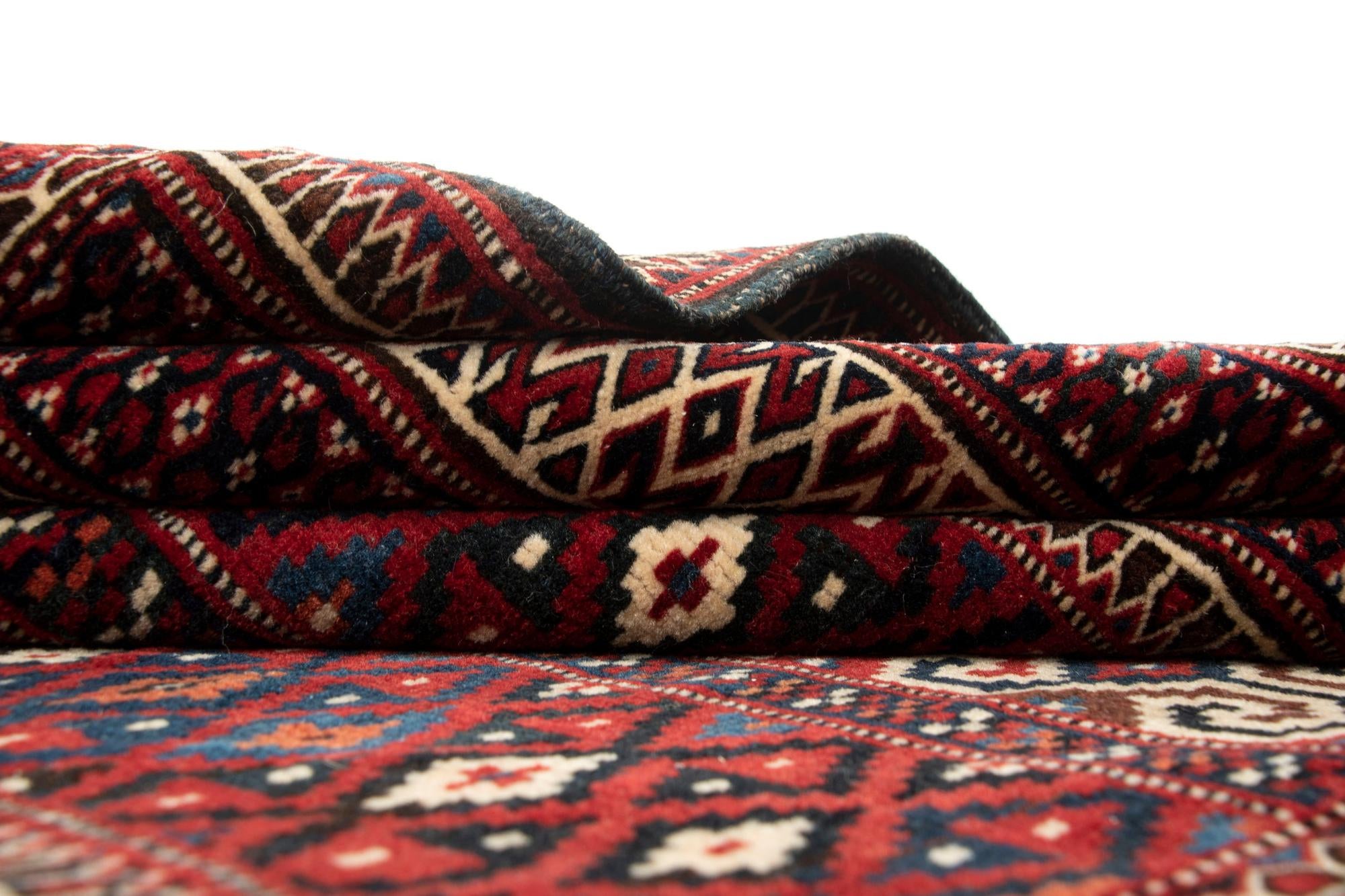 3' 3 x 4' 6 Hand Knotted Yomauth Persian Wool Rug