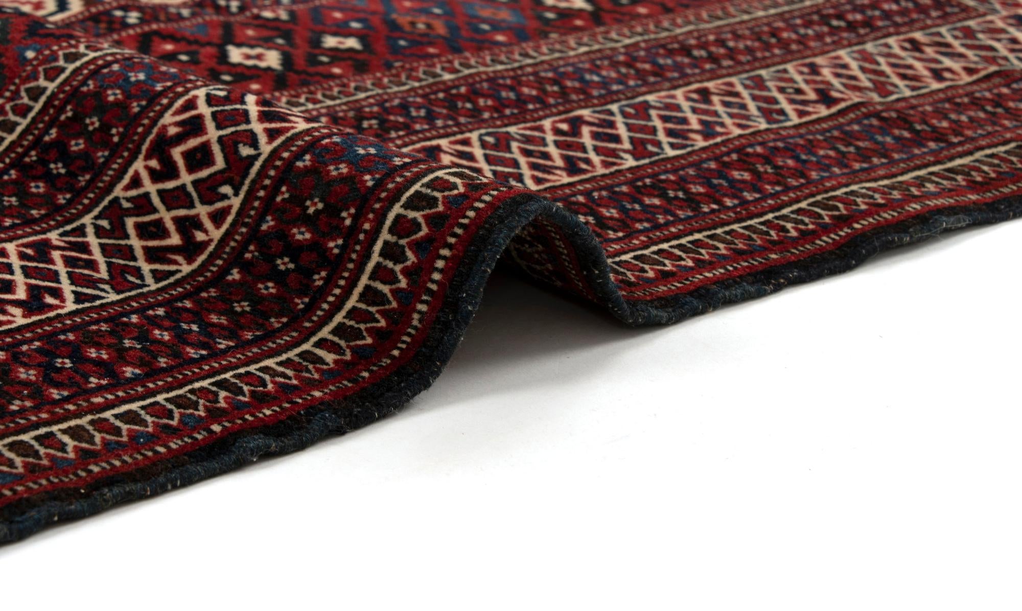 3' 3 x 4' 6 Hand Knotted Yomauth Persian Wool Rug